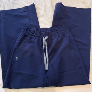 FIGS ALLISON HIGH WAISTED ULTRA WIDE LEG SCRUB PANT